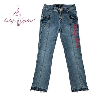 Baby Phat Girlz VINTAGE Embellished Jeans - Size 14‎